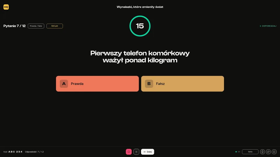 Ekran: Prowadzisz z telefonu