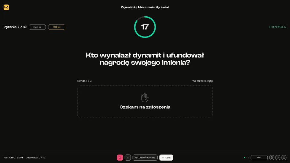 Ekran: Sala gra naprawdę