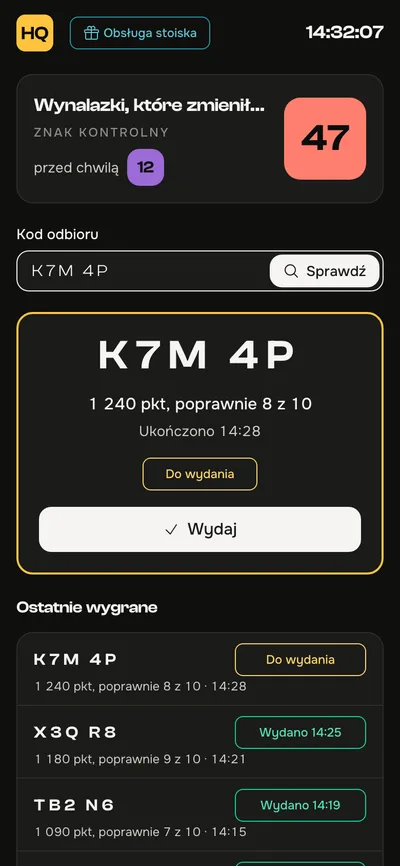 Telefon obsługi: karta kodu do wydania i ostatnie wygrane